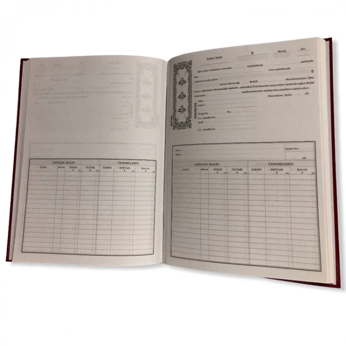 GÜRPAŞ SENET DEFTERİ CİLTLİ 200 YP