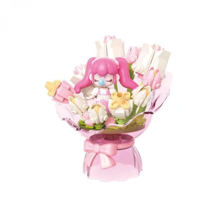 VAGONLIFE JAKI HK121 NANCİ ÇİÇEK BUKETİ 187 PARÇA BLOCK OYUNCAK 8+