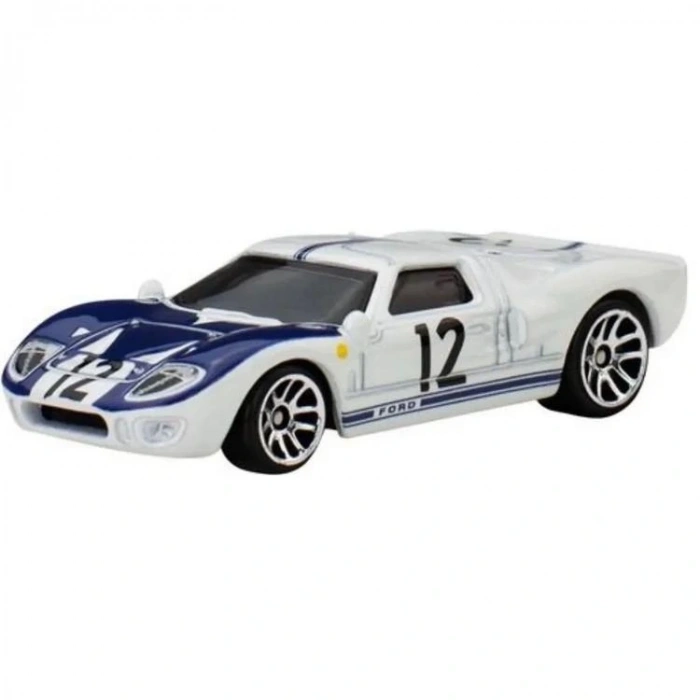 MATTEL HRT81/JBY87 HOT WHEELS SILVER SERIES VINTAGE FORD GT40 ARABA - TEKLİ