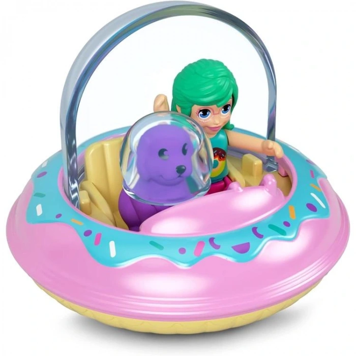 MATTEL HKV55/HKV57 POLLY POCKET MUHTEŞEM ARAÇLAR OYUN SETİ 4+