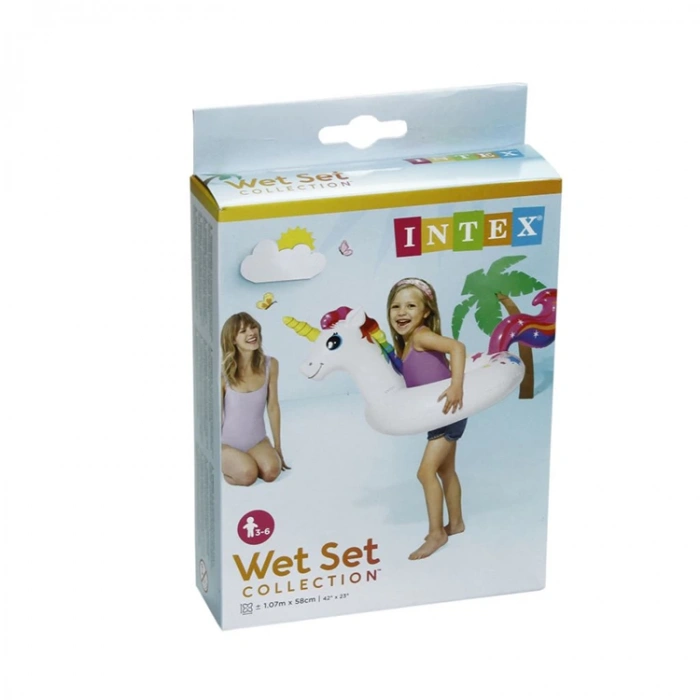 İNTEX 58221NP WET SET COLLECTION HAYVAN FİGÜRLÜ SİMİT 107x58 cm 3-6 YAŞ