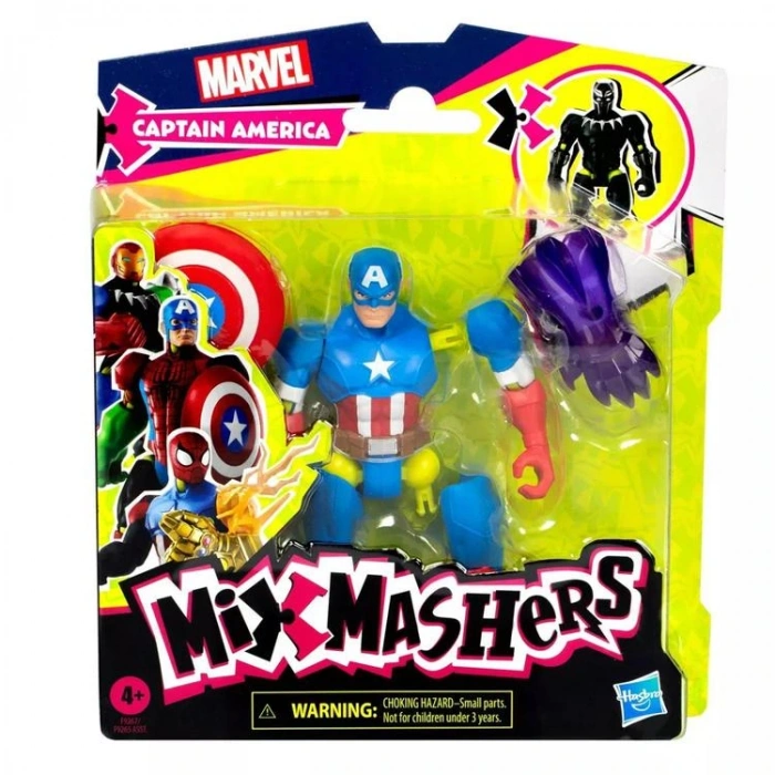 HASBRO 43521 MARVEL AVENGERS CAPTAIN AMERICA MİXMASHERS FİGÜR 4+