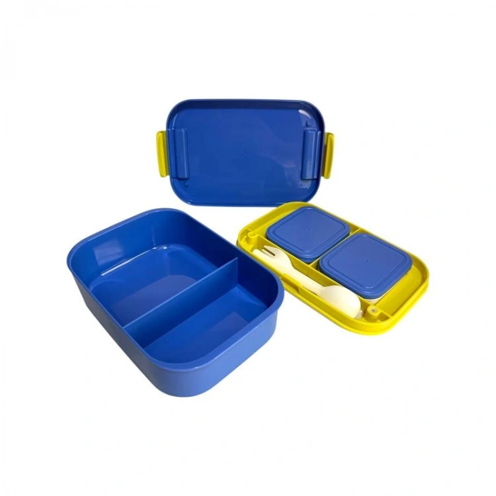 VAGONLİFE VGN1271 2  BÖLMELİ BESLENME YEMEK KABI- LUNCH BOX 1750 ML MAVİ