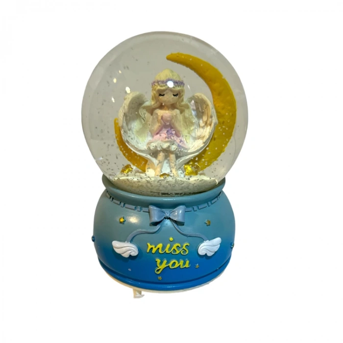 YLZ 2127X BÜYÜK BOY SESLİ IŞIKLI MİSS YOU KAR ATAN KAR KÜRESİ