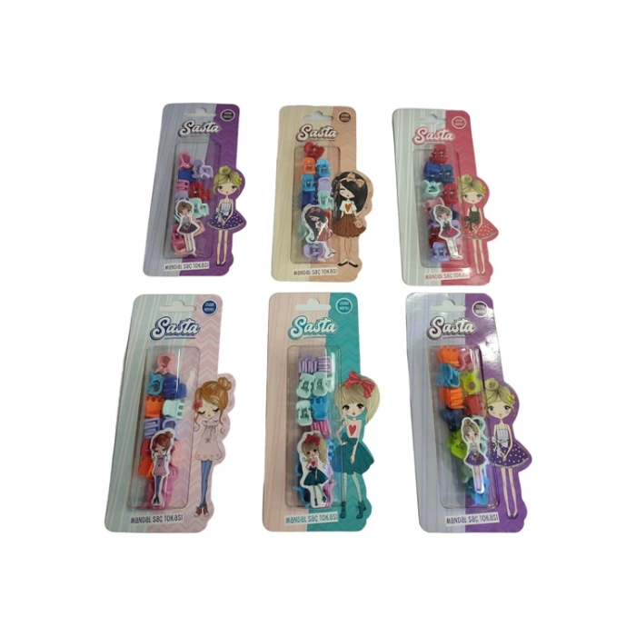 SASTA 557371 STİCKER HEDİYELİ MANDAL TOKA 12Lİ