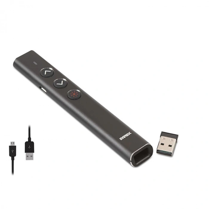 EVEREST PSN-08B SİYAH 2.4GHZ KABLOSUZ PROFESYONEL SUNUM CİHAZI