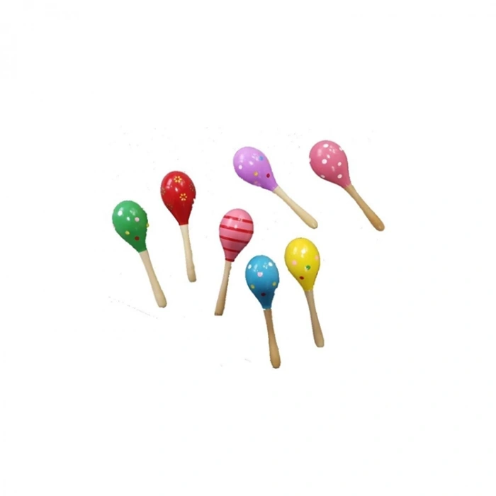 ÇAĞRI 103  AHŞAP RENKLİ MARAKAS - TEKLİ