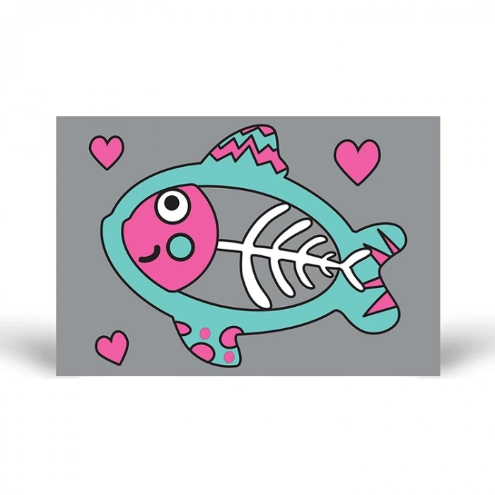 ARTİKEL TUZ BOYAMA SETİ POŞETLİ BALIK KB-091