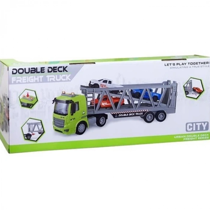 CANEM PY8831A SÜRTMELİ PİLLİ SESLİ IŞIKLI ARABALI TAŞIYICI TIR 3+