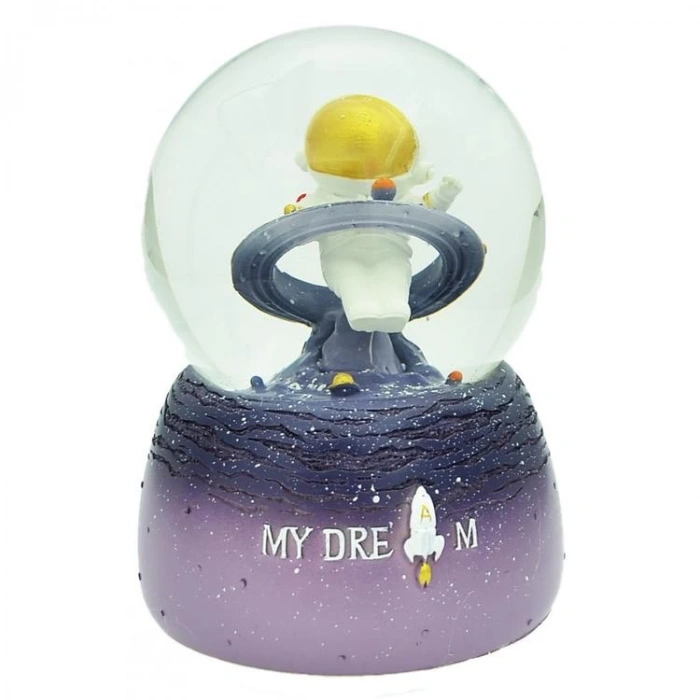 CEREN HDY0286 ORTA BOY HEDİYELİK MÜZİKLİ IŞIKLI KAR ATAN KAR KÜRESİ (PİLLİ) MY DREAM ASTRONOT