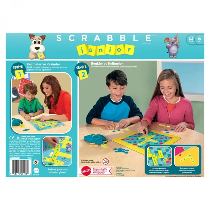 MATTEL Y9733 SCRABBLE JUNIOR (TÜRKÇE)