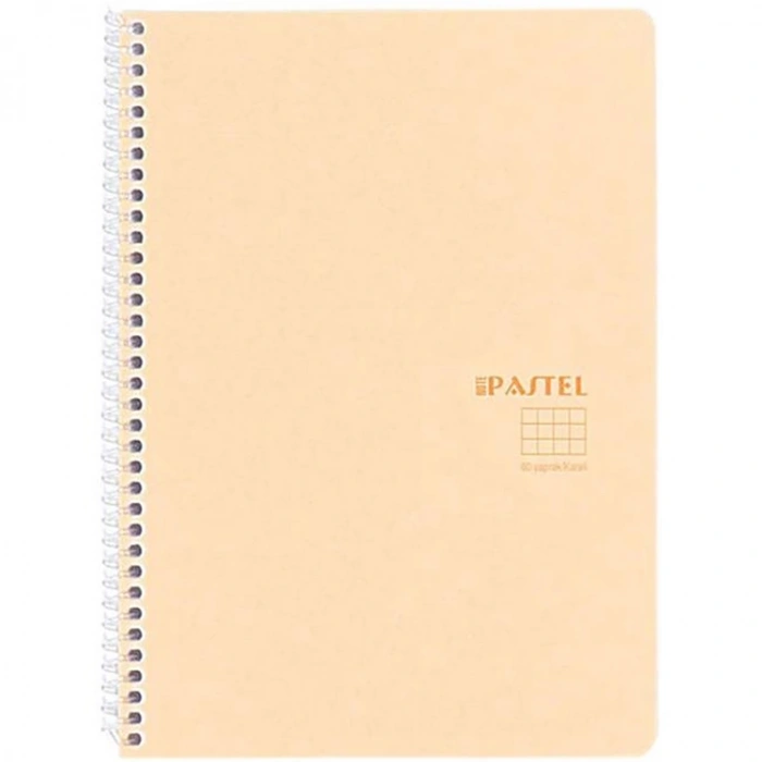KESKİN 17X24 PASTEL NOTE SPİRALLİ PP KAPAK DEFTER 80 YP. ÇİZGİLİ