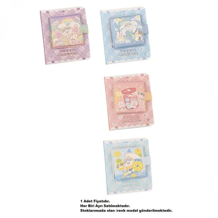 MİKRO MİNİ-30 MİNİSH CARNIVAL SQUISHY MİNİ 85x102mm 128 SYF. CIRTLI NOT DEFTERİ