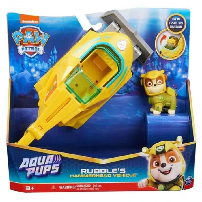 SPIN MASTER 6065229 PAW PATROL AQUA PUPS TEMALI ARAÇ FİGÜRLÜ OYUN SETİ