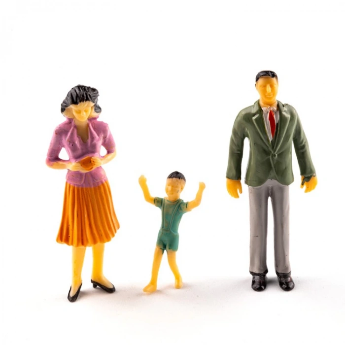 JORDANIA MAKET JE01-İB1025A BOYALI İNSAN AİLE 1/025