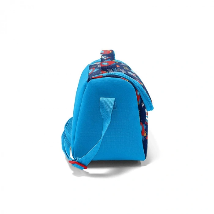 CORAL HIGH 11807 KIDS LACİVERT MAVİ UZAY DESENLİ THERMO BESLENME ÇANTASI