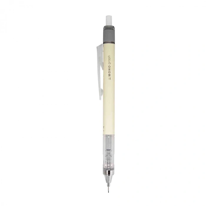 TOMBOW MONO GRAPH MEKANİK KURŞUN KALEM 0.5MM PASTEL KREM SARI  DPA-136B