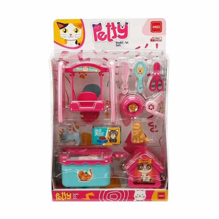 MGS URT-01-3927 KEDİLİ PET SETİ 12 PARÇA