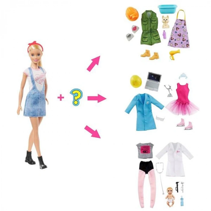 MATTEL GLH62 BARBIE SÜRPRİZ MESLEK BEBEĞİ