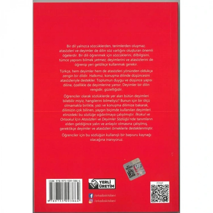 İLKOKUL VE ORTAOKUL İÇİN ATASÖZLERİ VE DEYİMLER SÖZLÜĞÜ
