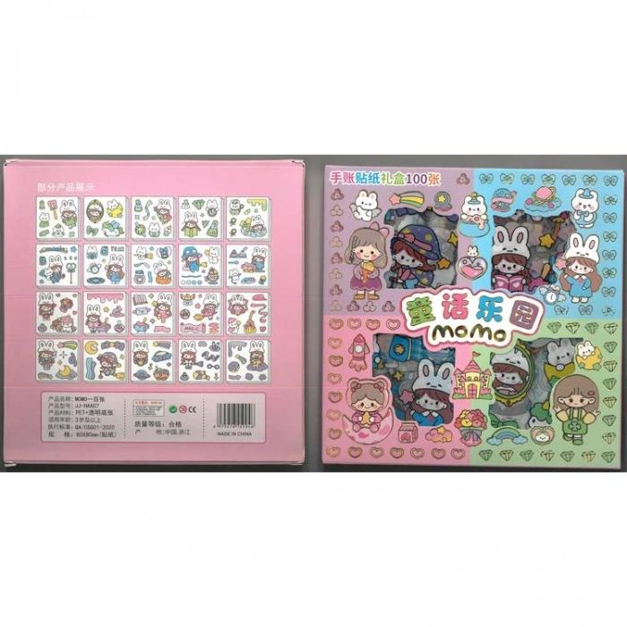 HELVACIOĞLU C1903 STİCKER KIZ ÇIKARTMALARI KUTULU 4YP. 1 SET  (TEKLİ)