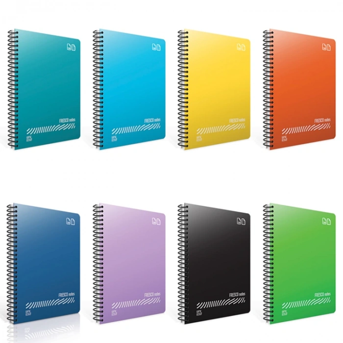 GIPTA ECO FRESCO A4 SPİRALLİ PP KAPAK 72 YP KARELİ DEFTER