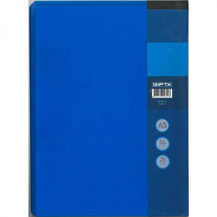 GIPTA İPLİKLİ DİKİŞLİ PP KAPAK A5 56YP. KELİME DEFTERİ - 2190