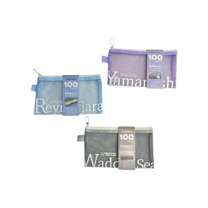 ODAK MHP070228 FERMUARLI FİLELİ RAINBOW A6 ÇANTA ( MESH DOSYA ) - TEKLİ