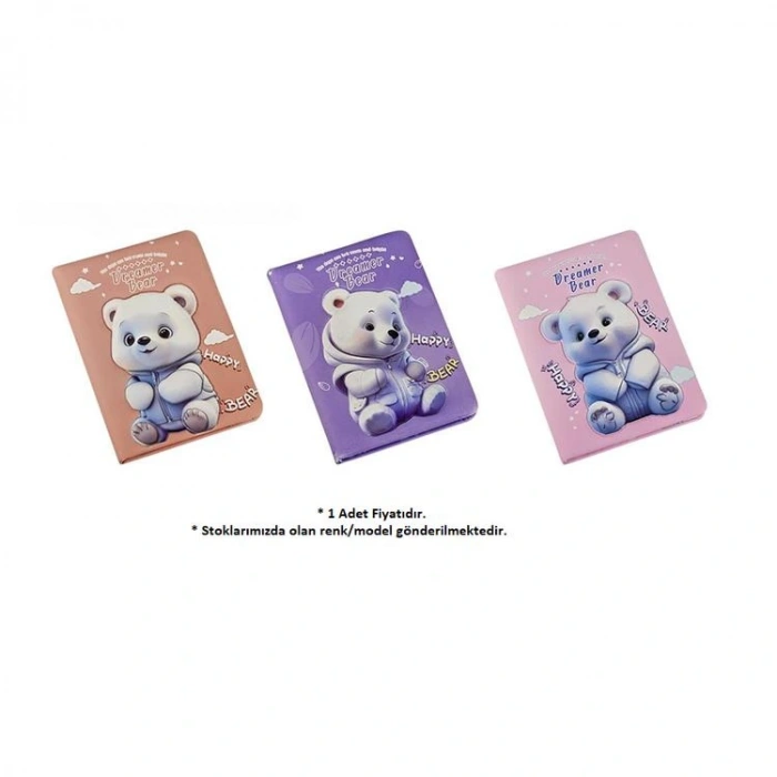 MİKRO PF-20 PUFFY DREAMER BEAR NOT DEFTERİ 96 YP. ÇİZGİLİ - TEKLİ