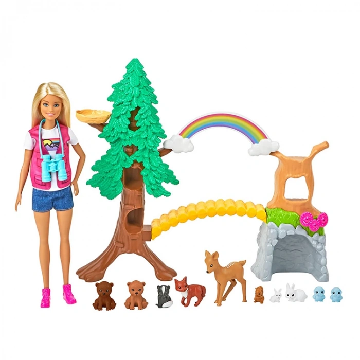 MATTEL GTN60 BARBIE TROPİKAL YAŞAM REHBERİ BEBEK VE OYUN SETİ
