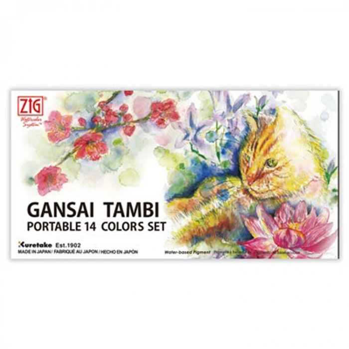 ZIG MC30-1 GANSAI TAMBI PORTABLE SULUBOYA SETİ 14 RENK