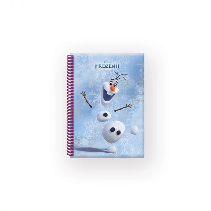 KESKİNCOLOR FROZEN II SPİRALLİ A6 80yp METALİZE BLOKNOT