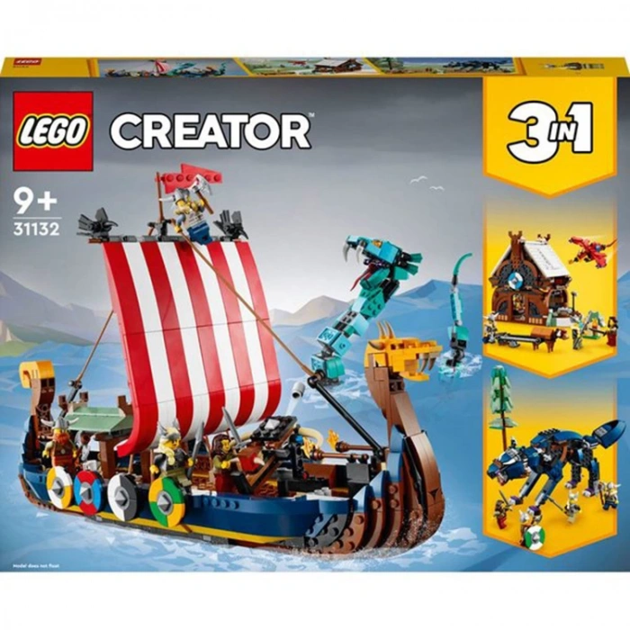 LEGO CREATOR 31132 VIKING GEMİSİ MIDGARD YILANI 6379830