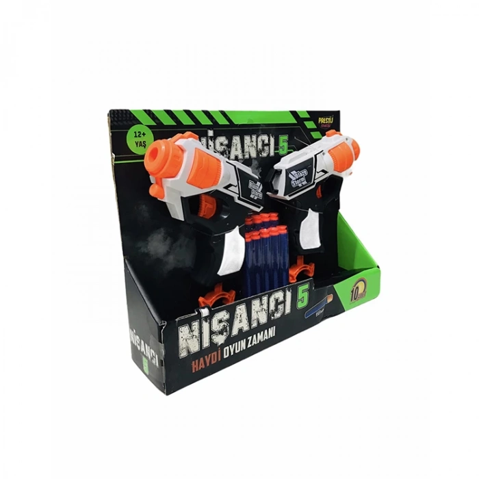 PRESTİJ 6060 NİŞANCI YUMUŞAK MERMİ ATAN 2Lİ SİLAH 10 MERMİLİ