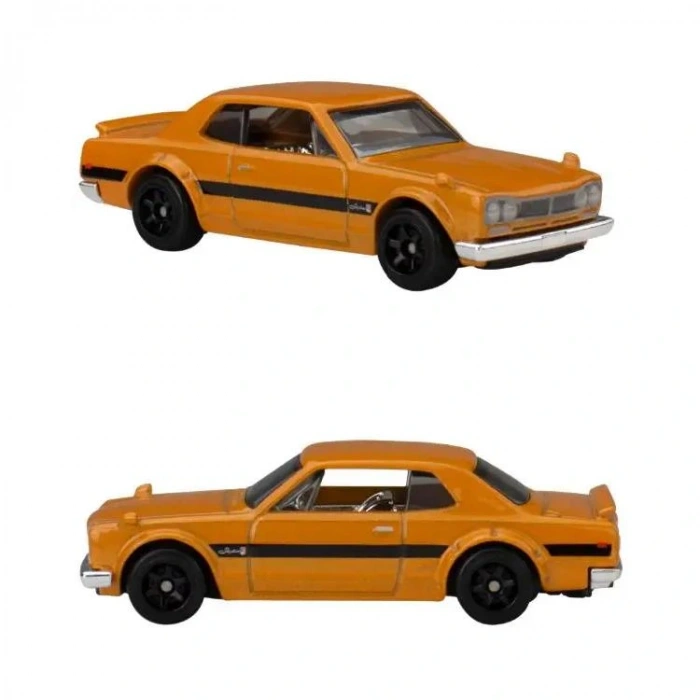 MATTEL HRT81/JBY89 HOT WHEELS SILVER SERIES VINTAGE 1974 NISSAN SKYLINE HT 2000 GT-R ARABA - TEKLİ