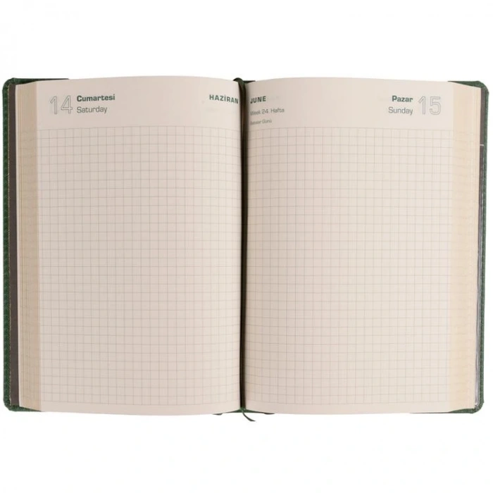 ECE 14X20 DATÇA GÜNLÜK AJANDA KARELİ - LACİVERT