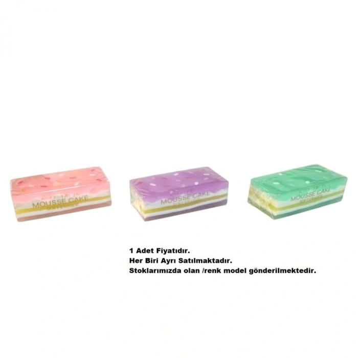 MİKRO E2201 MOUSSE CAKE ŞEKİLLİ SOFT DİKDÖRTGEN SİLGİ - TEKLİ