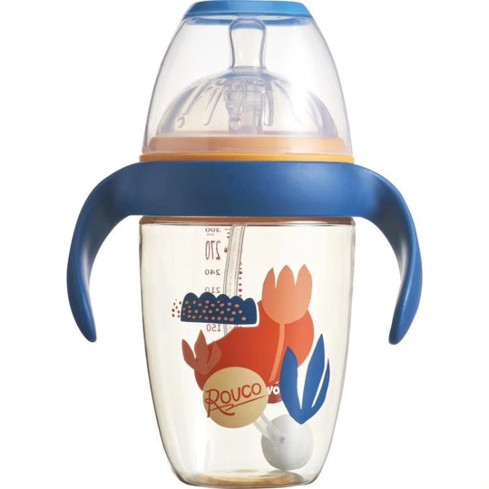 VAGONLIFE ROVCO PPSU PİPETLİ  ÇOCUK  MATARASI N1045 300 ML 9 AY +