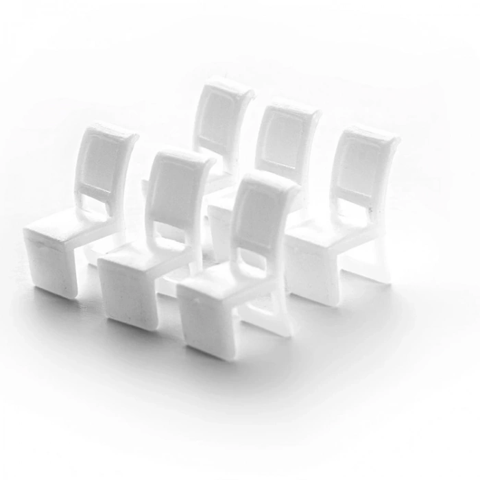 JORDANIA MAKET JE07-E3100 SANDALYE BEYAZ 1/100