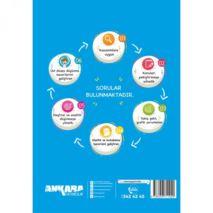 ANKARA 8. SINIF GÜÇLENDİREN 20Lİ MATEMATİK KONU TARAMA DENEMESİ