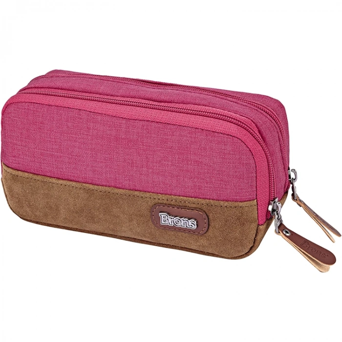 BRONS BR-3132 ÇİFT GÖZLÜ KOT DESENLİ KALEMLİK