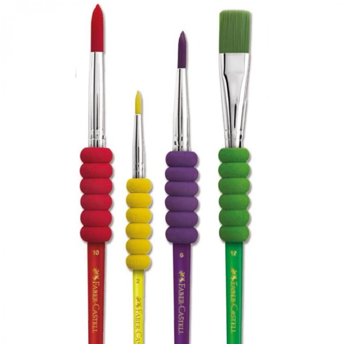FABER CASTELL SOFT TOUCH FIRÇA 4LÜ