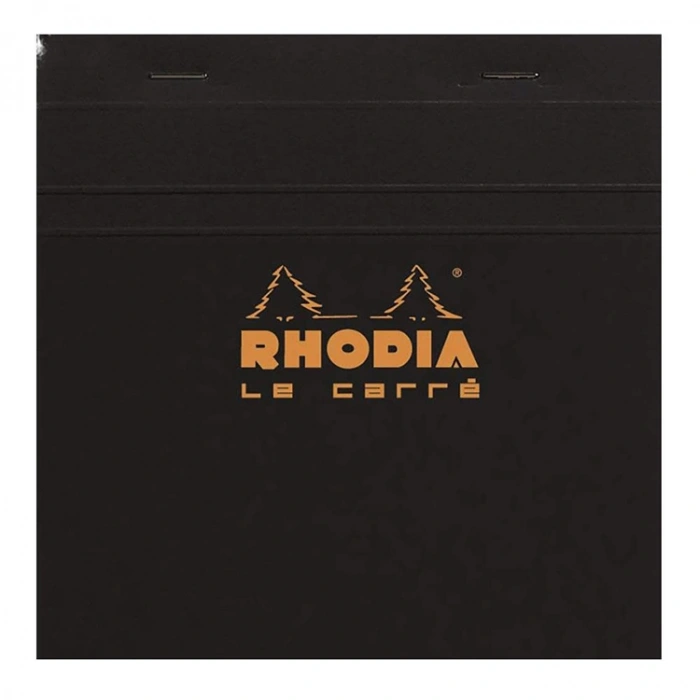RHODIA RT148209 148x148 mm KARELİ BLOKNOT SİYAH KAPAK 80 YP.