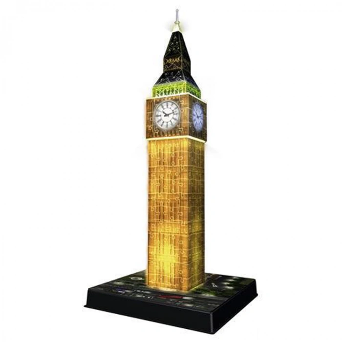 ADORE RAVENSBURGER RPB125883 BIG BEN-3D PUZZLE,IŞIKLI