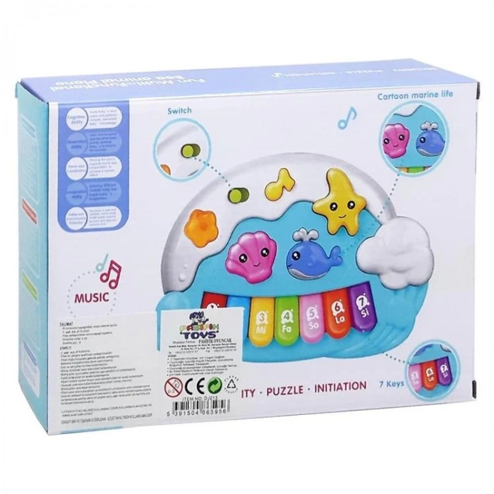 PASİFİK DJ213 7 TUŞLU PİLLİ PİYANO +3