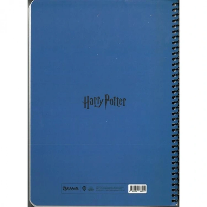 MABBELS 388012 HARRY POTTER 17x24 SPİRALLİ KARTON KAPAK KARELİ DEFTER