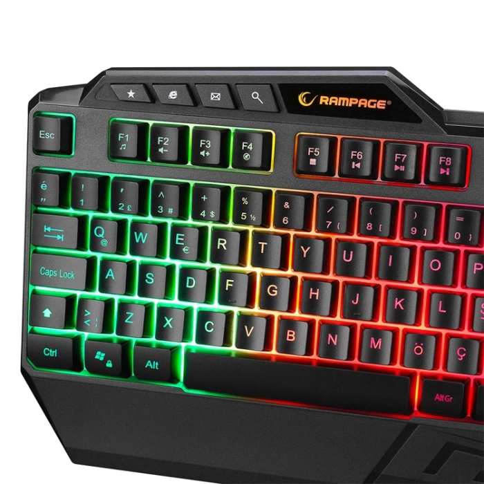 RAMPAGE KB-R22 LETHO MULTİMEDİA RAİNBOW BACKLİGHT