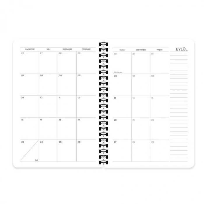 KESKİN 16X23 SPİRALLİ SERT KAPAK AKADEMİK AJANDA - VENGE 830232-99