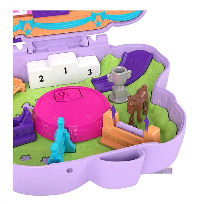 MATTEL FRY35/ GTN14 POLLY POCKET VE MACERALARI OYUN SETLERİ JUMPIN STYLE