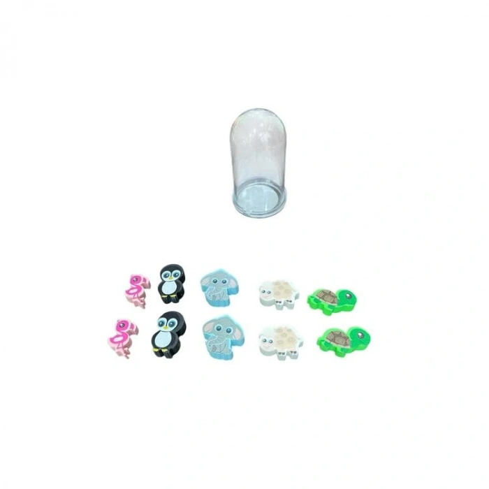 SİLKA ART.1036 FANUSLU MİNİ HAYVANLAR SİLGİ